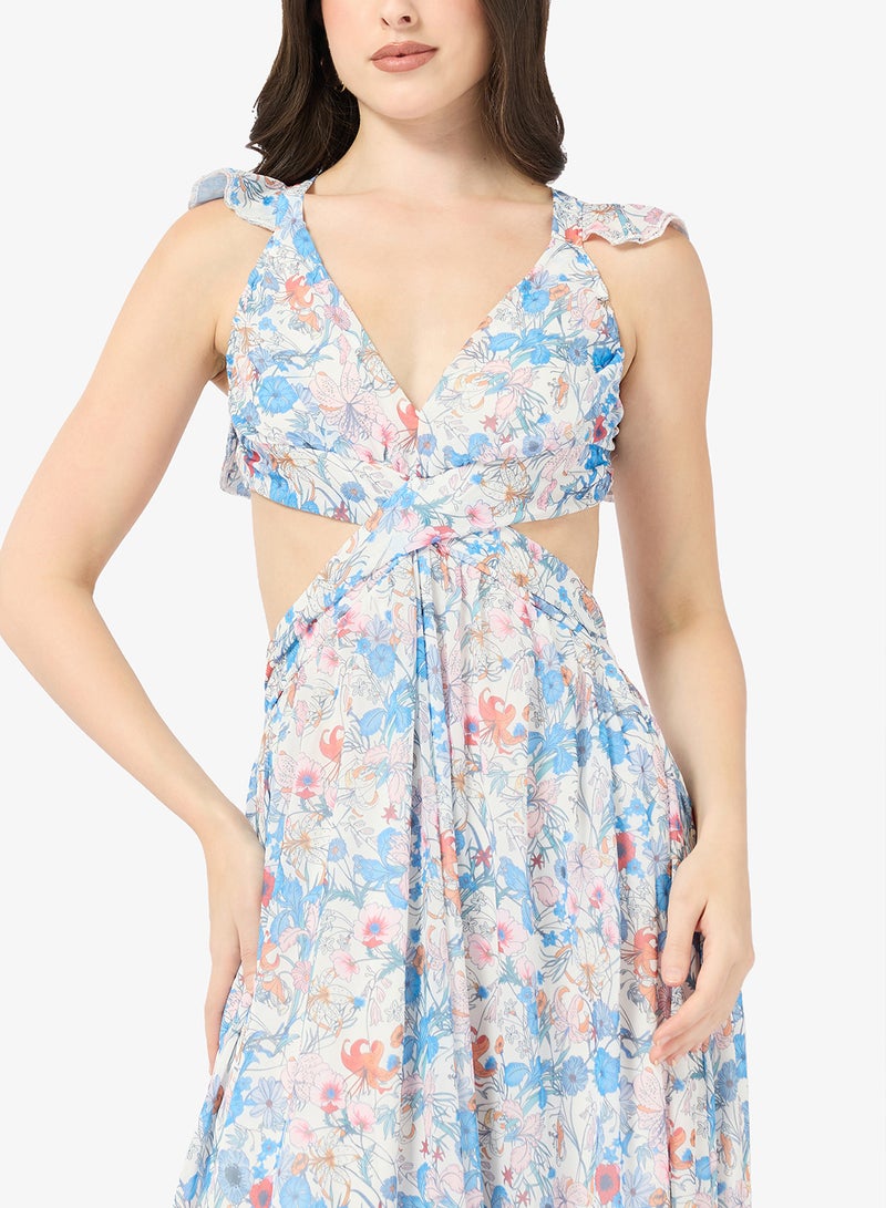 ELLA Floral Print Dess - Image 3